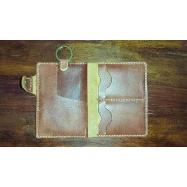 Large fold wallet - brown