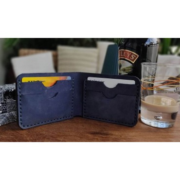 Two fold wallet - Blue
